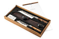 Forged Bunka Messenset VG10 met lederen hoezen