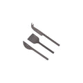 Moments Kaasmessen 14 cm Titanium set van 3