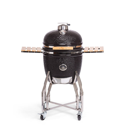 YAKINIKU Large Kamado Compleet Ø49cm + Onderstel en zijtafels