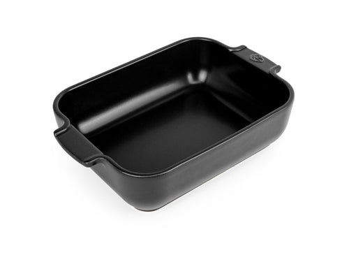 Appolia ovenschaal Satijn Zwart rechthoekig #47129165529436