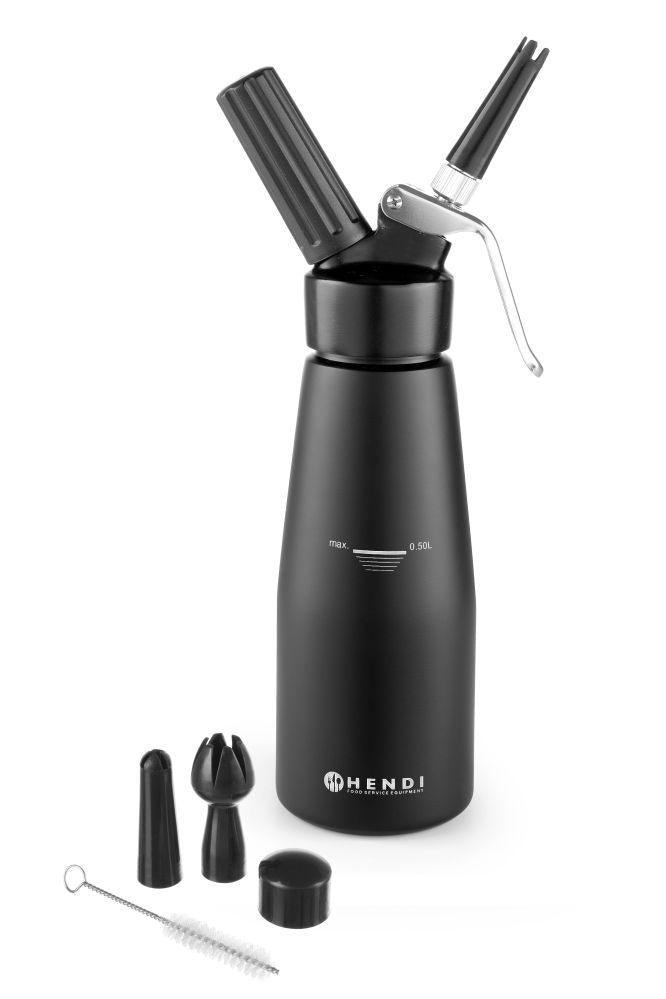 Slagroomapparaat zwart 'Kitchen Line' - 0