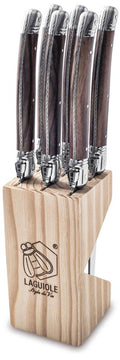 Laguiole Style de Vie Steakmessen Steakmessen Dark Wood 'Premium Line' 8718719303863 1.8PremDarkWood afbeelding