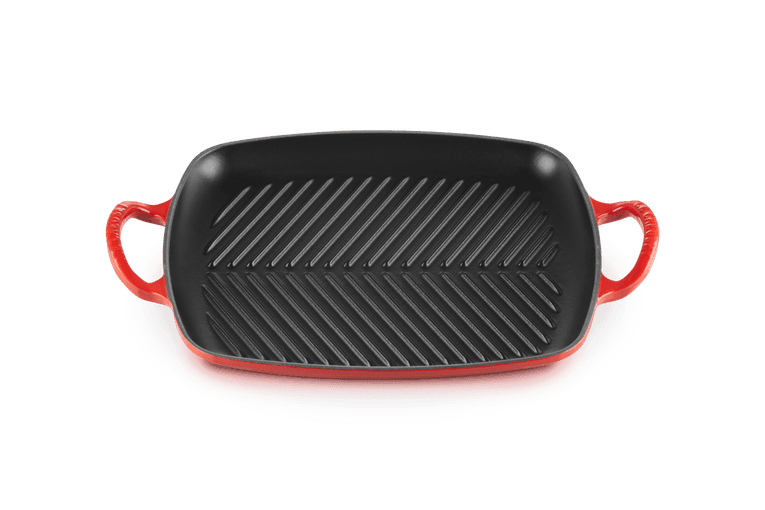 Grillplaat rechthoek 'Kersenrood' - 0